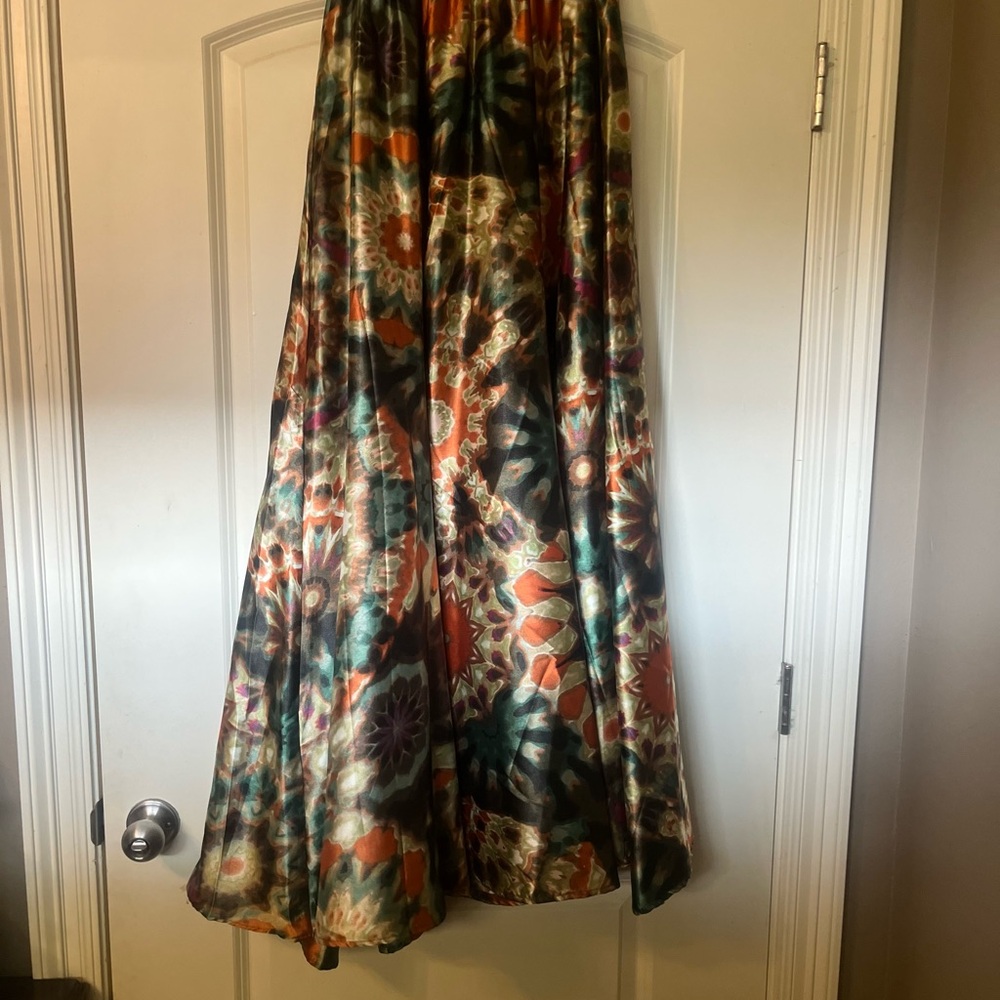Floral Multicolor Maxi Skirt